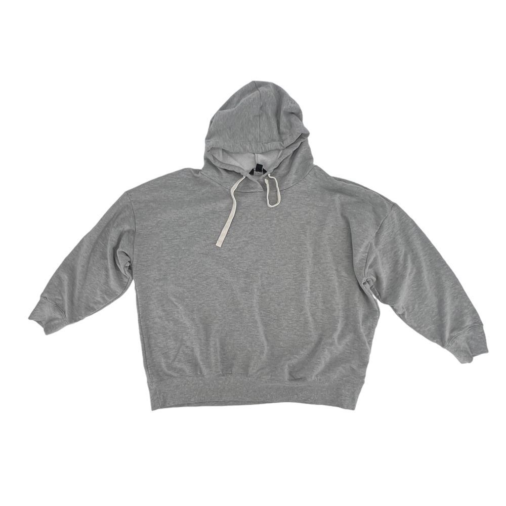 Buffalo David Bitton Gray Fleece Lined Hoodie Sweatshirt Size XXL Women’s